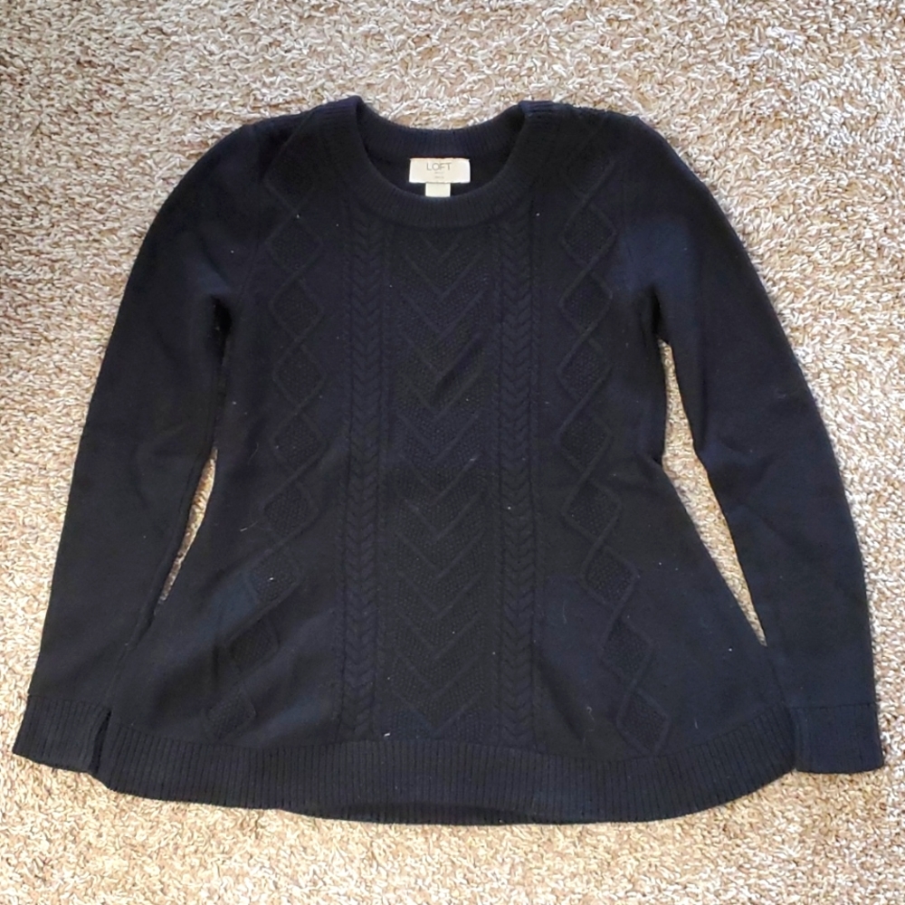 Black Loft sweater, size XXS, $15